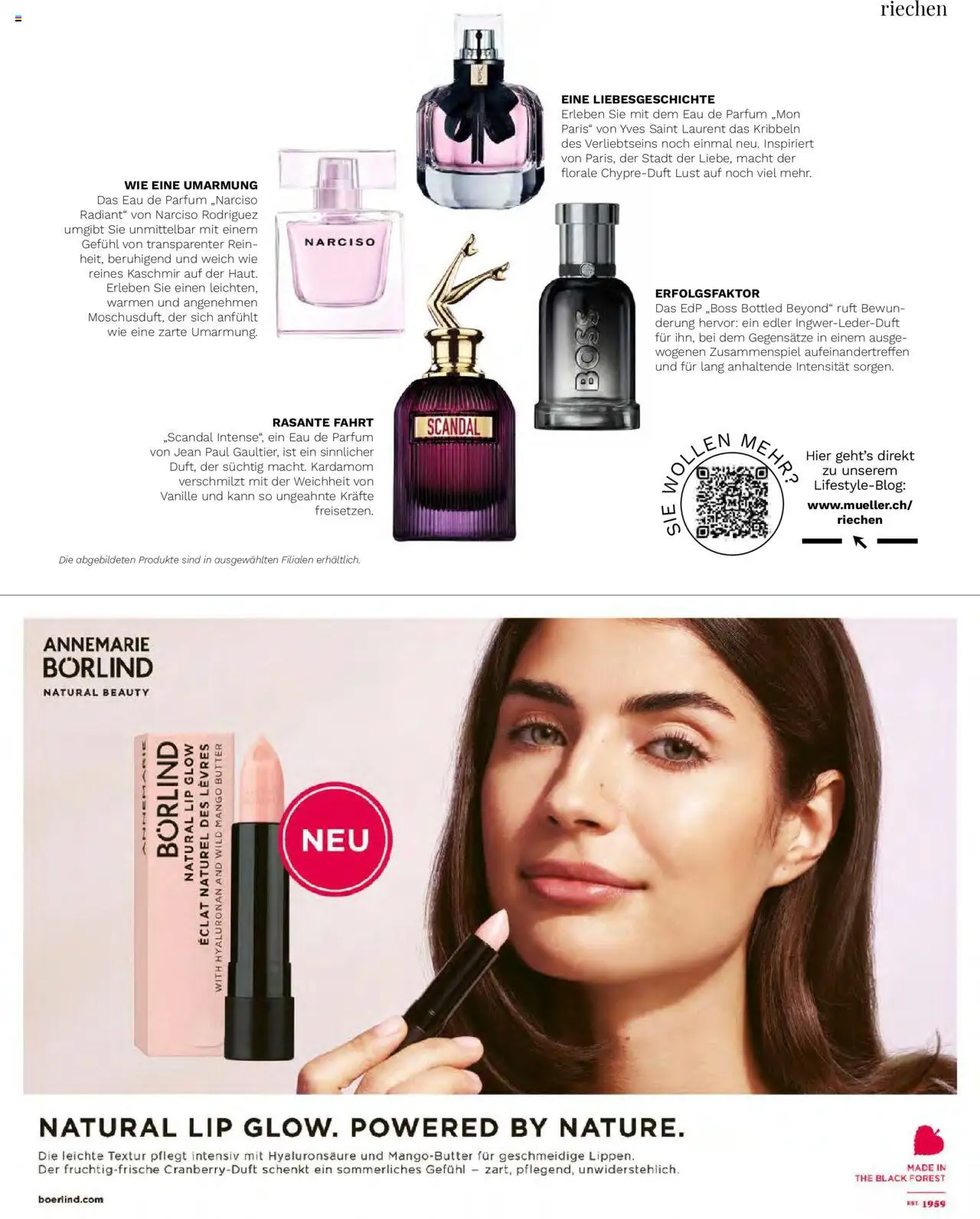 Müller Magazin – gültig ab 12.09.2025 | Seite: 25 | Produkte: Eau de Parfum, Parfüm, Butter, Mango