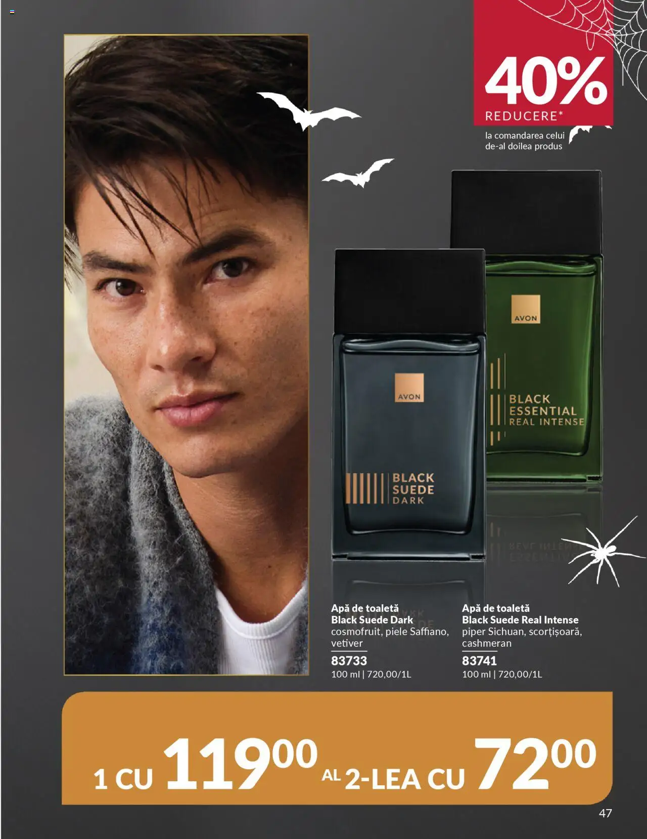 Noul catalog Avon – valabil de la 14.10.2025 | Pagină: 47 | Produse: Toaletă, Apă de toaletă, Apă, Piper