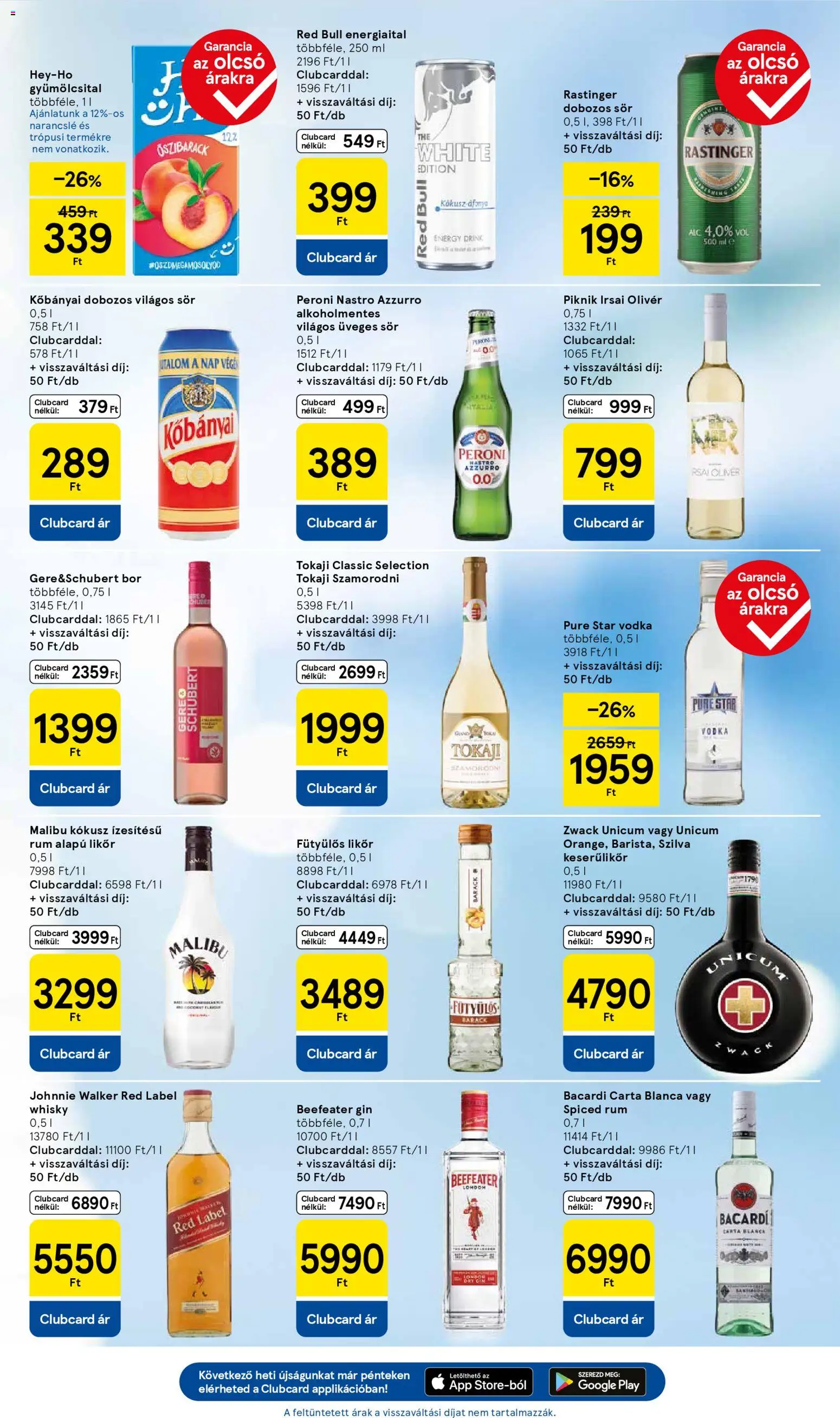Tesco akciós ujság - amely érvényes a következő dátumtól: 30.10.2025 | Oldal: 7 | Termékek: Őszibarack, Rum, Sör, Whisky