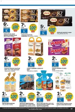 Vista previa E.Leclerc folleto Super ofertas válido desde el 01.04.2026 | Página: 17 | Productos: Leche, Queso, Jamón ibérico, Chocolate