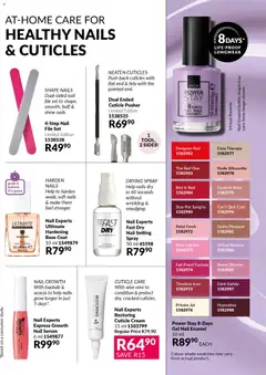 Avon specials catalogue – valid from 31.01.2026 | Page: 59 | Products: Cuticle pusher, Cuticle cream, Cream, Enamel