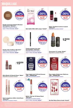 Monoprix - Prévisualisation de Monoprix catalogue valide à partir de 21.10.2025 | Page: 52 | Produits: Poudre bronzante, Blush, Fard à paupières, Crayon