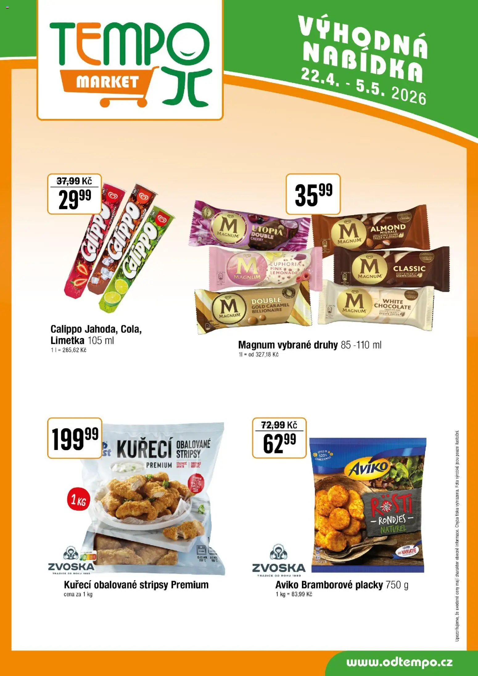 Tempo leták od 22.04.2026 | Strana: 13 | Produkty: Magnum