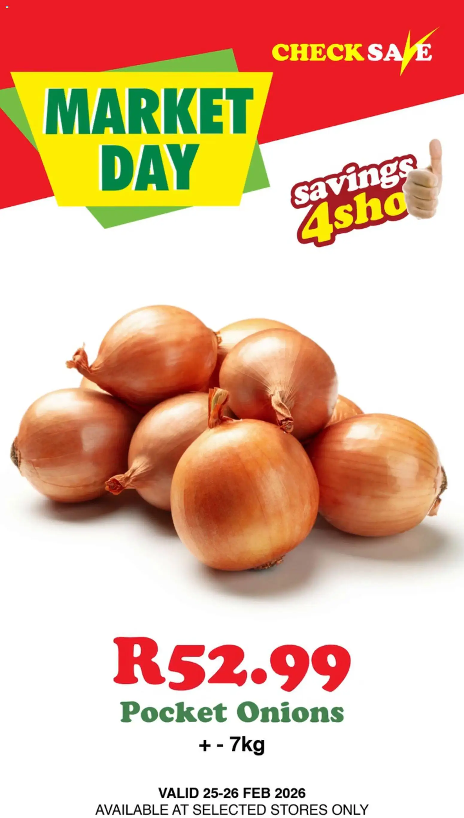 New Check Save catalogue – valid from 25.02.2026 | Page: 7 | Products: Onions