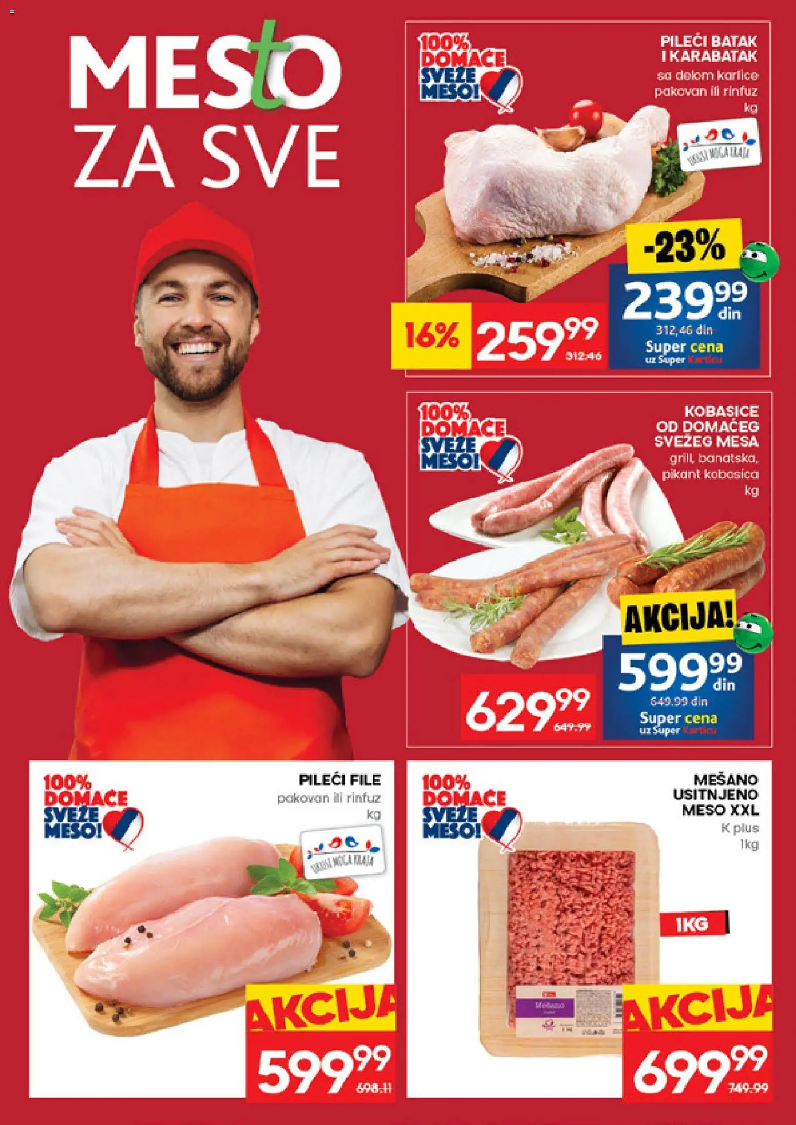 Roda katalog - važi od 12.03.2026 | Strana: 4 | Proizvode: Pileći file, Pileći batak, Kobasica