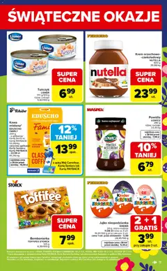 Pogląd oferty "Carrefour gazetka - Świąteczne Okazje Już Od Środy" - ważna od 01.04.2026 | Strona: 11 | Produkty: Nutella, Bombonierka, Toffifee, Tchibo