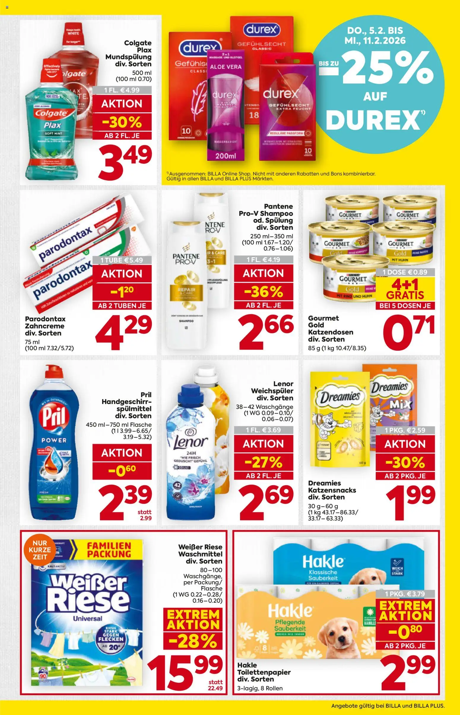 Billa AT akciós ujság - amely érvényes a következő dátumtól: 05.02.2026 | Oldal: 15