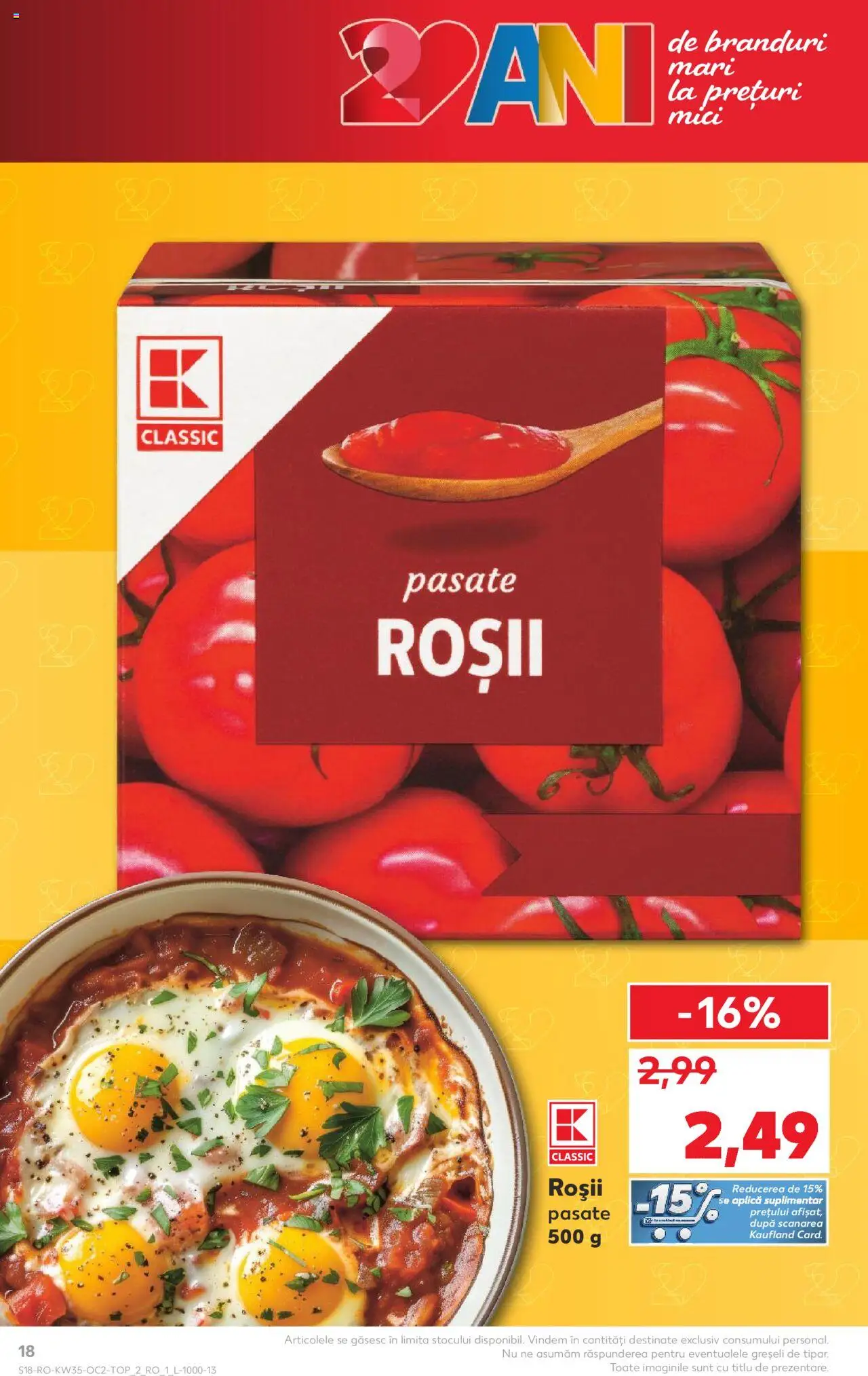 Kaufland RO akciós ujság - amely érvényes a következő dátumtól: 27.08.2025 | Oldal: 18