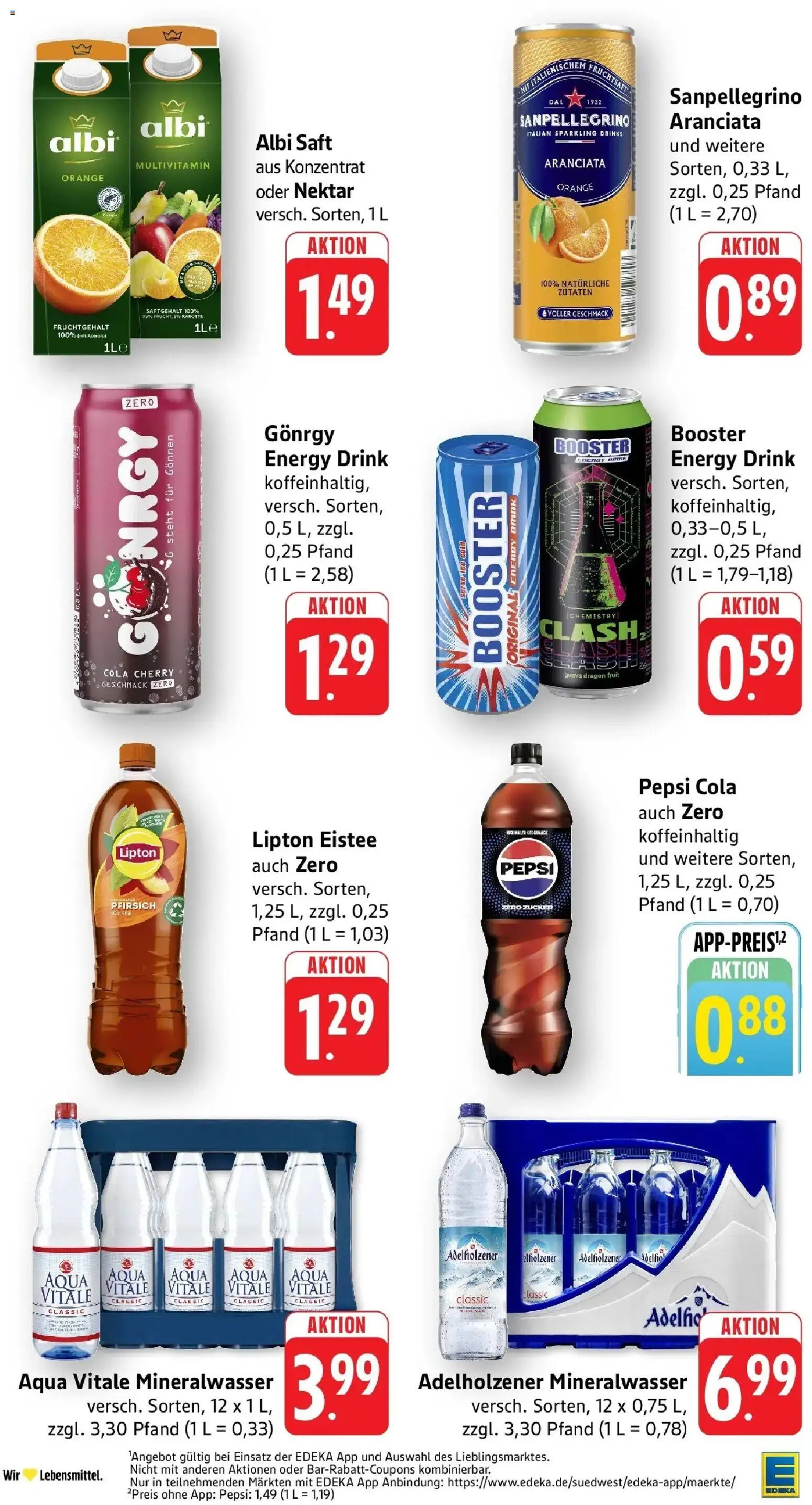 Edeka prospekt Möglingen	 – gültig ab 15.03.2026 | Seite: 40 | Produkte: Adelholzener, Mineralwasser, Pepsi, Karotte