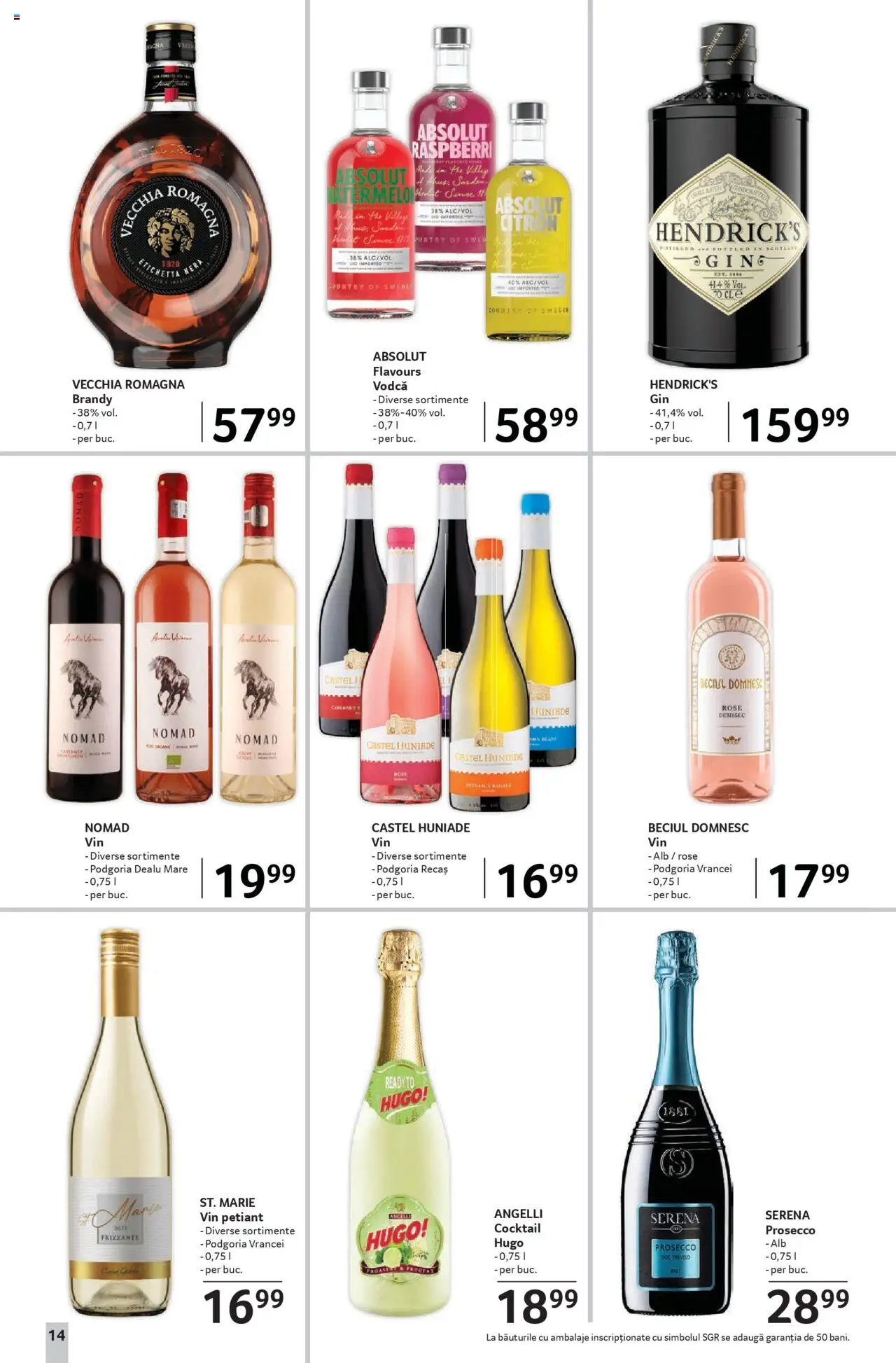 Catalog Selgros - Sibiu – valabil de la 08.08.2025 | Pagină: 14 | Produse: Su ısıtıcı, Role, Vin, Cocktail