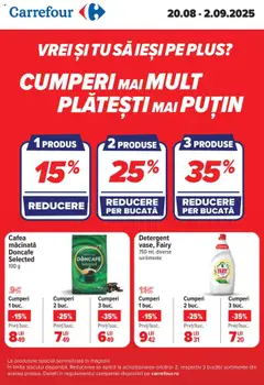 Catalog Carrefour – previzualizare al pliantului de la Carrefour valabil de la 20.08.2025