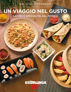 Anteprima del volantino Esselunga S Cucine dal Mondo Torino catalogo valido a partire dal 12.02.2026