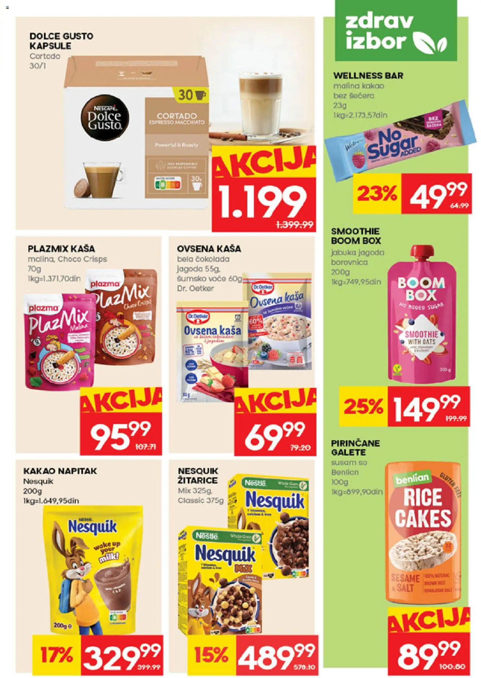 Roda katalog - važi od 26.03.2026 | Strana: 15 | Proizvode: Dolce Gusto, Kapsule, Ovsena kaša, So