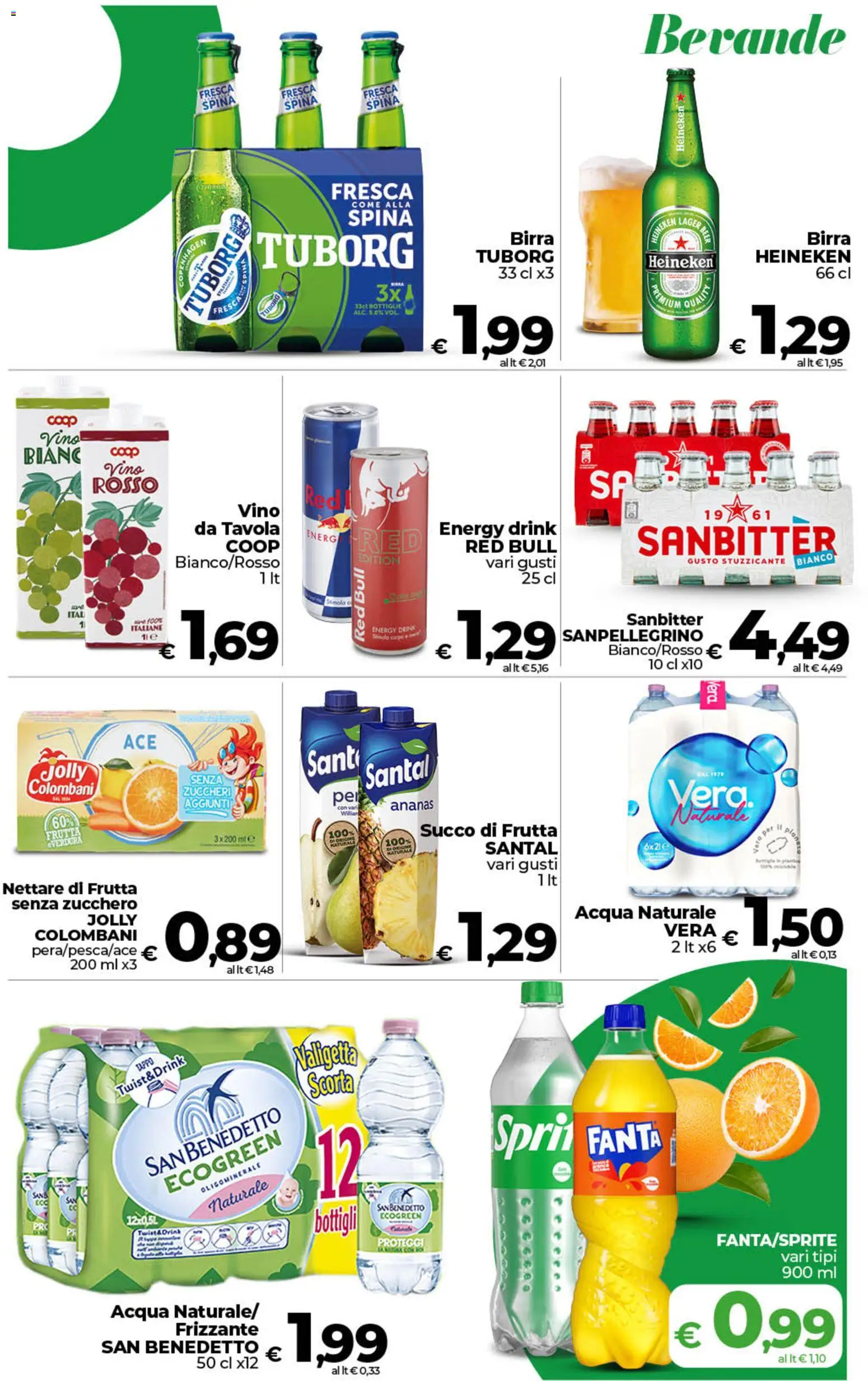 Volantino COOP del 06.03.2026 | Pagina: 18 | Prodotti: Birra, Ananas, Valigetta, Succo di frutta