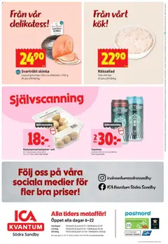 ICA Kvantum - Södra Sandby - Förhandsvisning av reklamblad från butik ICA Kvantum aktuell från 16.03.2026 | Sida: 12 | Produkter: Hylla, Skinka