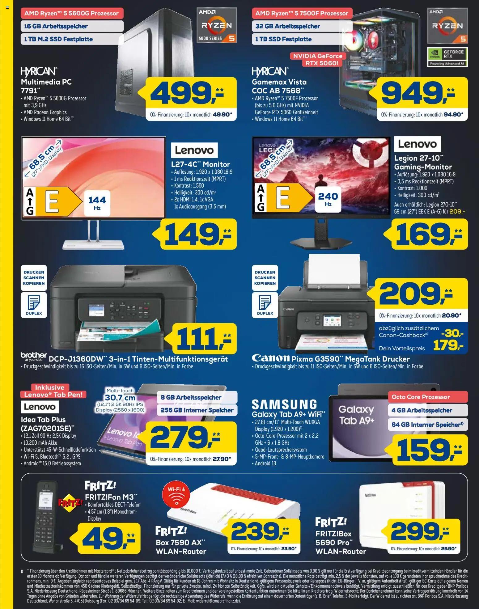 Euronics - Cyber Monday – gültig ab 03.12.2025 | Seite: 8 | Produkte: Box, Samsung, Monitor, PC