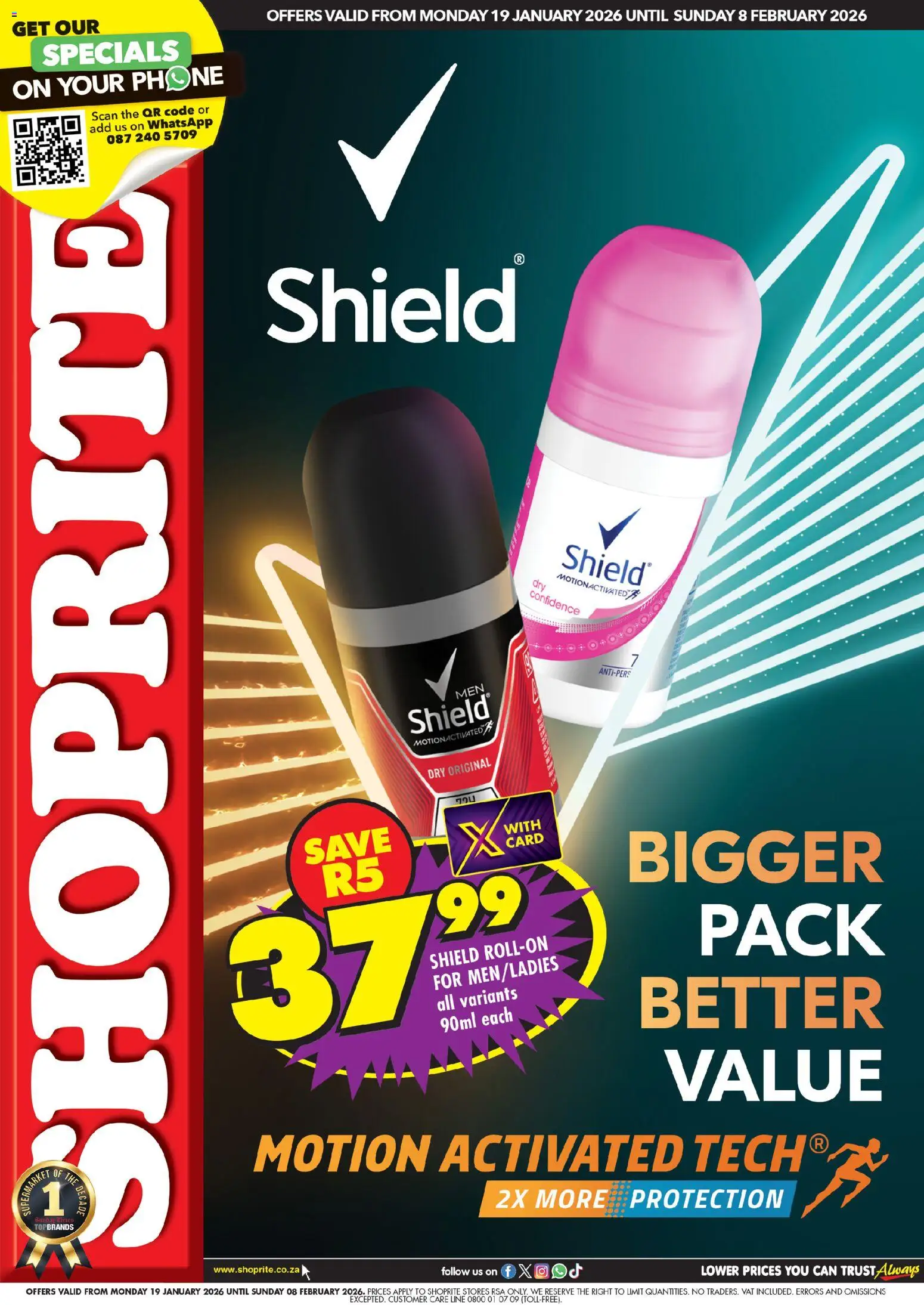New Shoprite catalogue – valid from 19.01.2026 | Page: 1 | Products: Phone