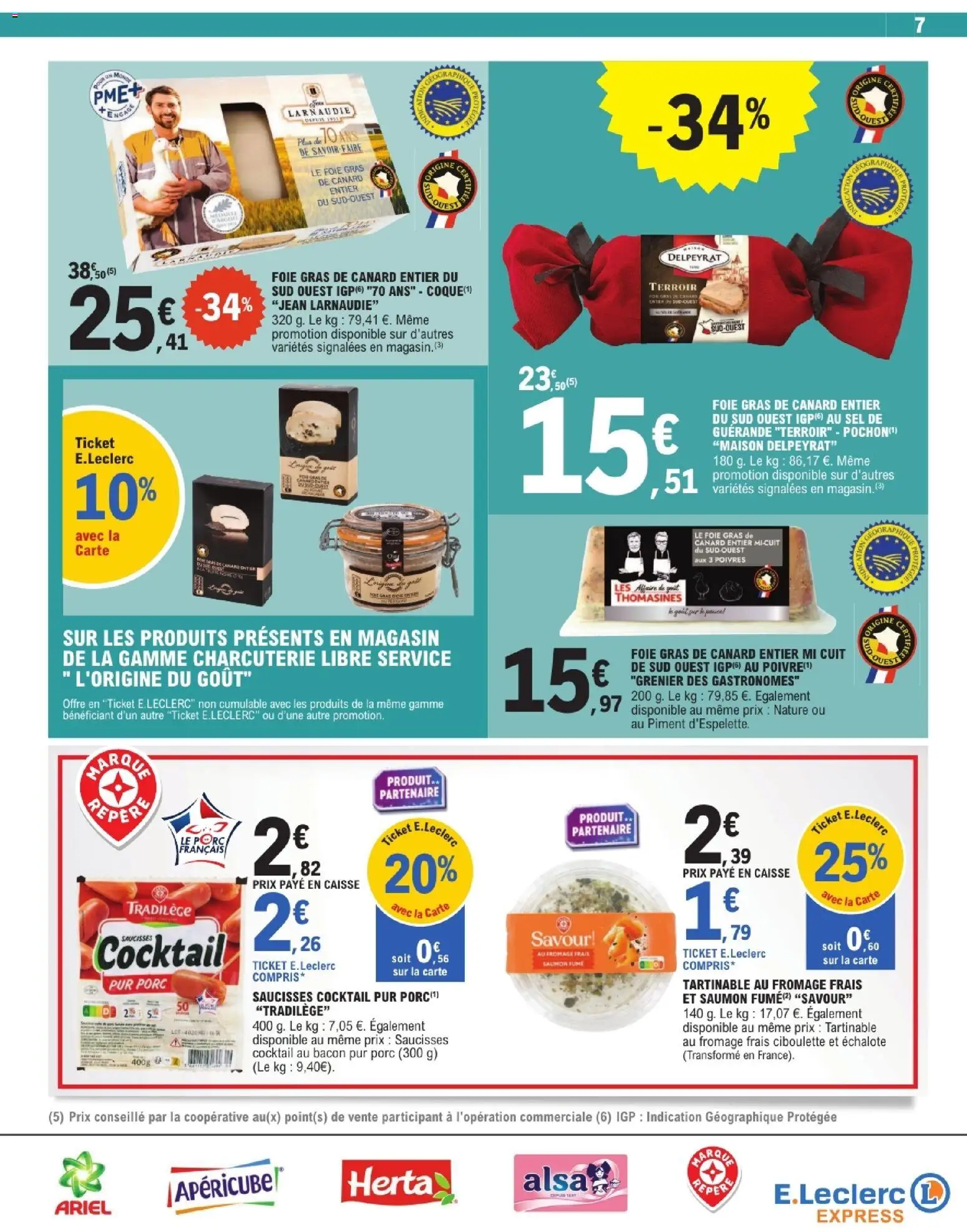 {H1} | Page: 7 | Produits: Échalote, Foie gras de canard entier, Fromage, Fromage frais