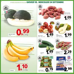 Volantino Todis del 18.09.2025 | Pagina: 8 | Prodotti: Mele, Peperoni, Cetrioli, Melone