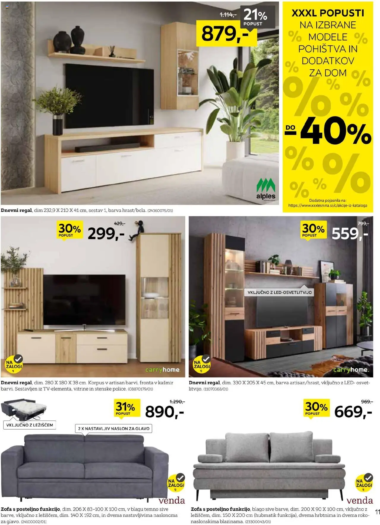 XXXL Lesnina katalog začetek novega poglavja │ velja od 19.08.2025 | Stran: 11 | Izdelki: Barva
