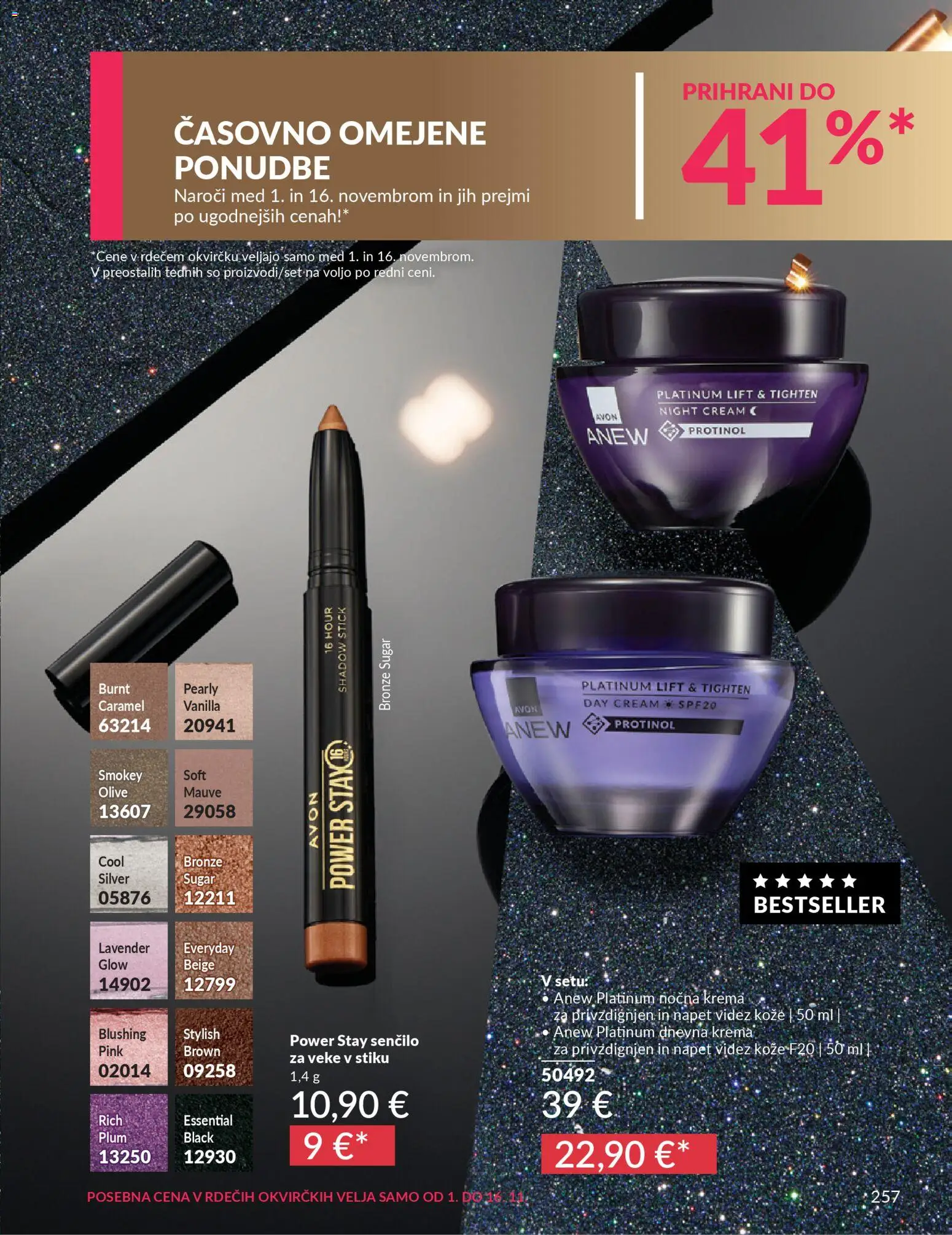 Novi Avon katalog ponudbe – veljaven od 01.10.2025 | Stran: 257 | Izdelki: Olive, Krema, Senčilo