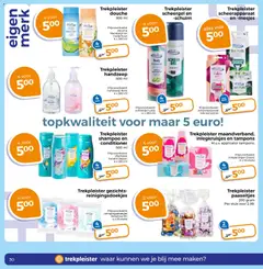 Trekpleister - Folder - Voorbeeld van een folder van Trekpleister, geldig van 19.01.2026 | Pagina: 30 | Producten: Scheerapparaat, Douche, Tampons, Conditioner