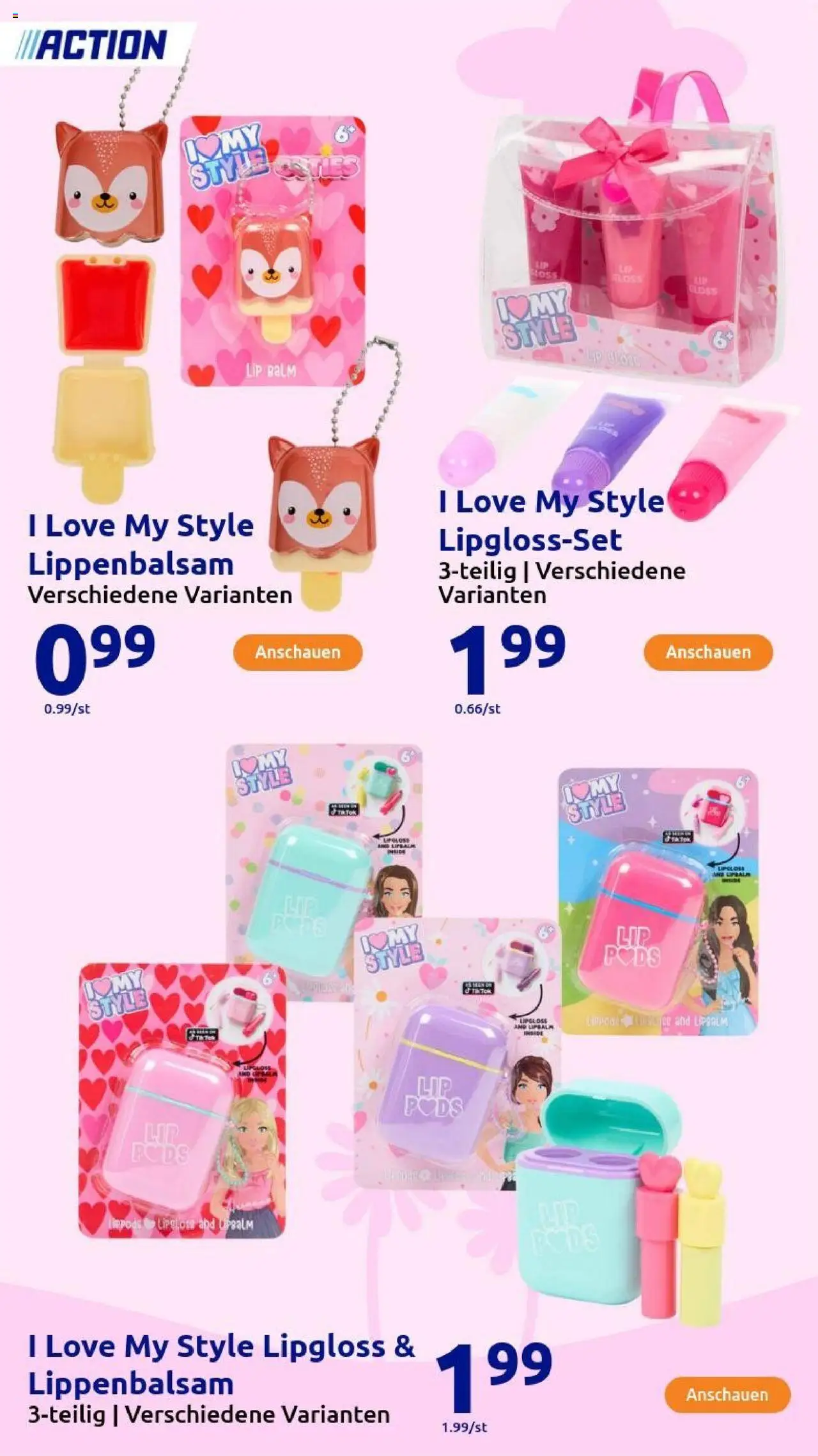 Action Prospekt – gültig ab 24.09.2025 | Seite: 83 | Produkte: Lipgloss, Lip Balm, Lippenbalsam