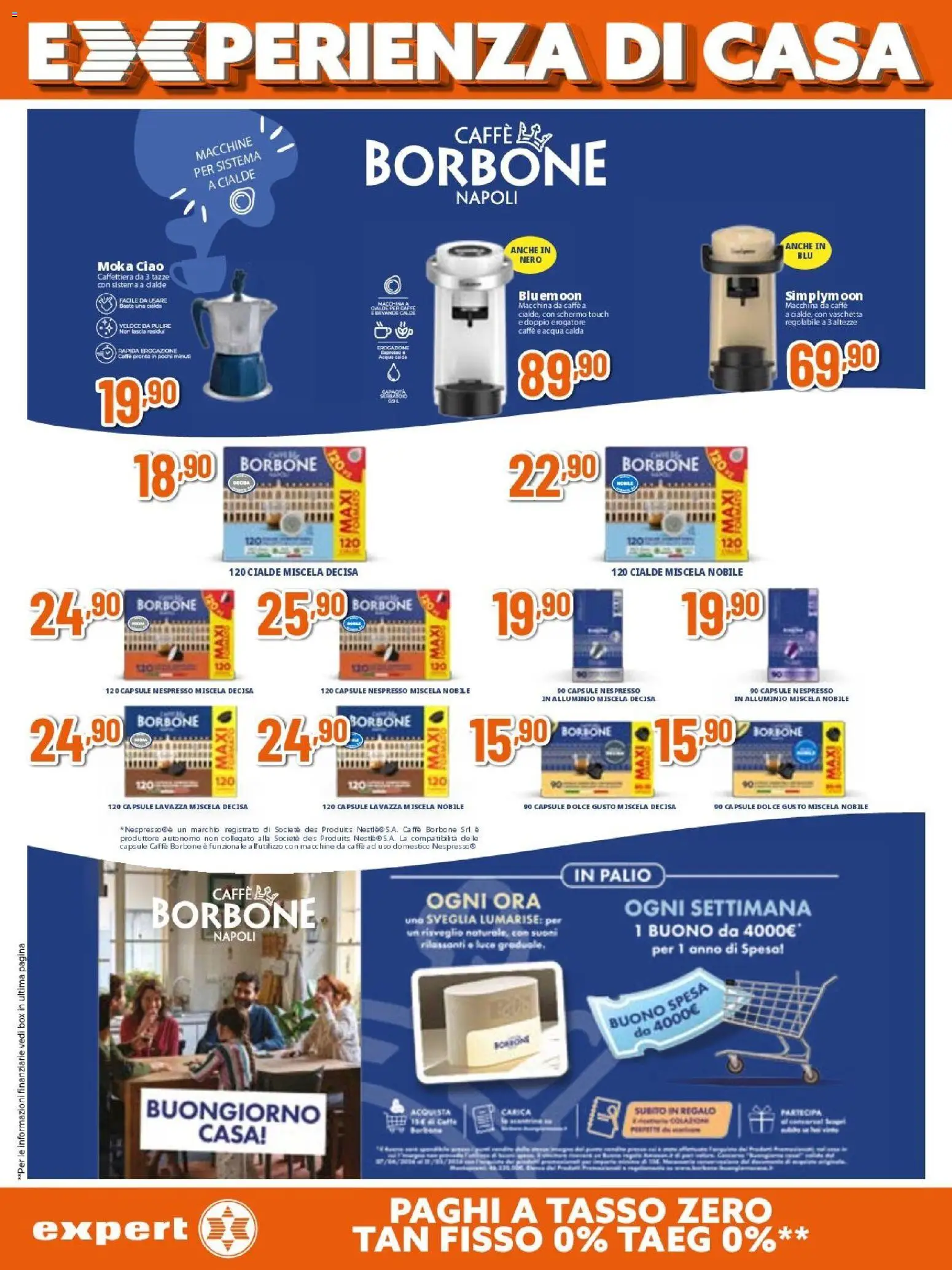 Volantino Expert del 23.04.2026 | Pagina: 12 | Prodotti: Caffè, Caffettiera, Sveglia, Alluminio