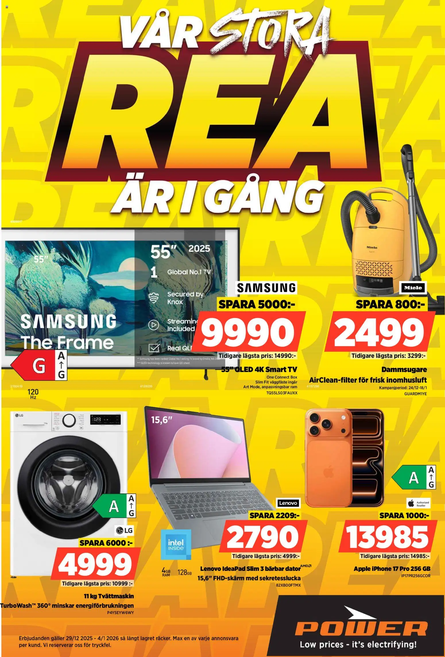 Power reklamblad aktuell från 29.12.2025 | Sida: 1