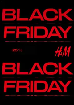 H&M - Black Friday  - Voorbeeld van een folder van H&M, geldig van 27.11.2025