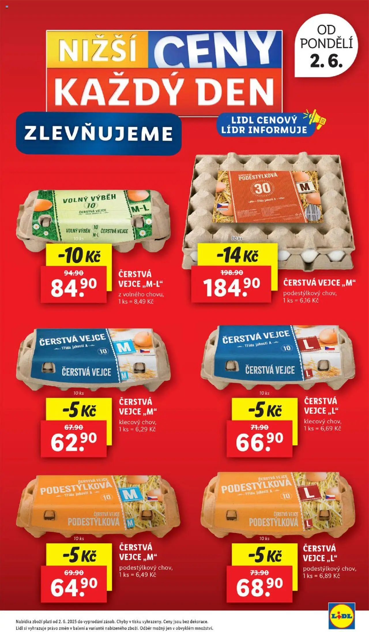 Lidl leták od 12.06.2025 | Strana: 49 | Produkty: Vejce