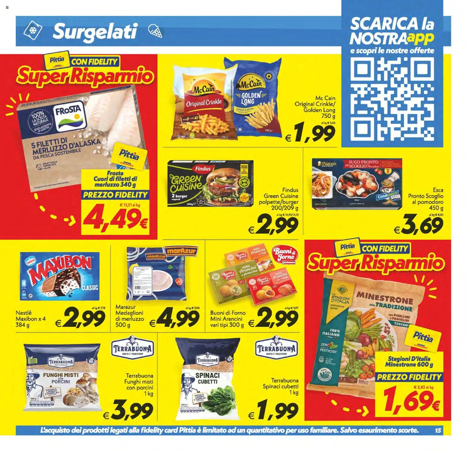 Volantino SuperConveniente del 06.03.2026 | Pagina: 15 | Prodotti: Merluzzo, Pomodoro, Forno, Sugo