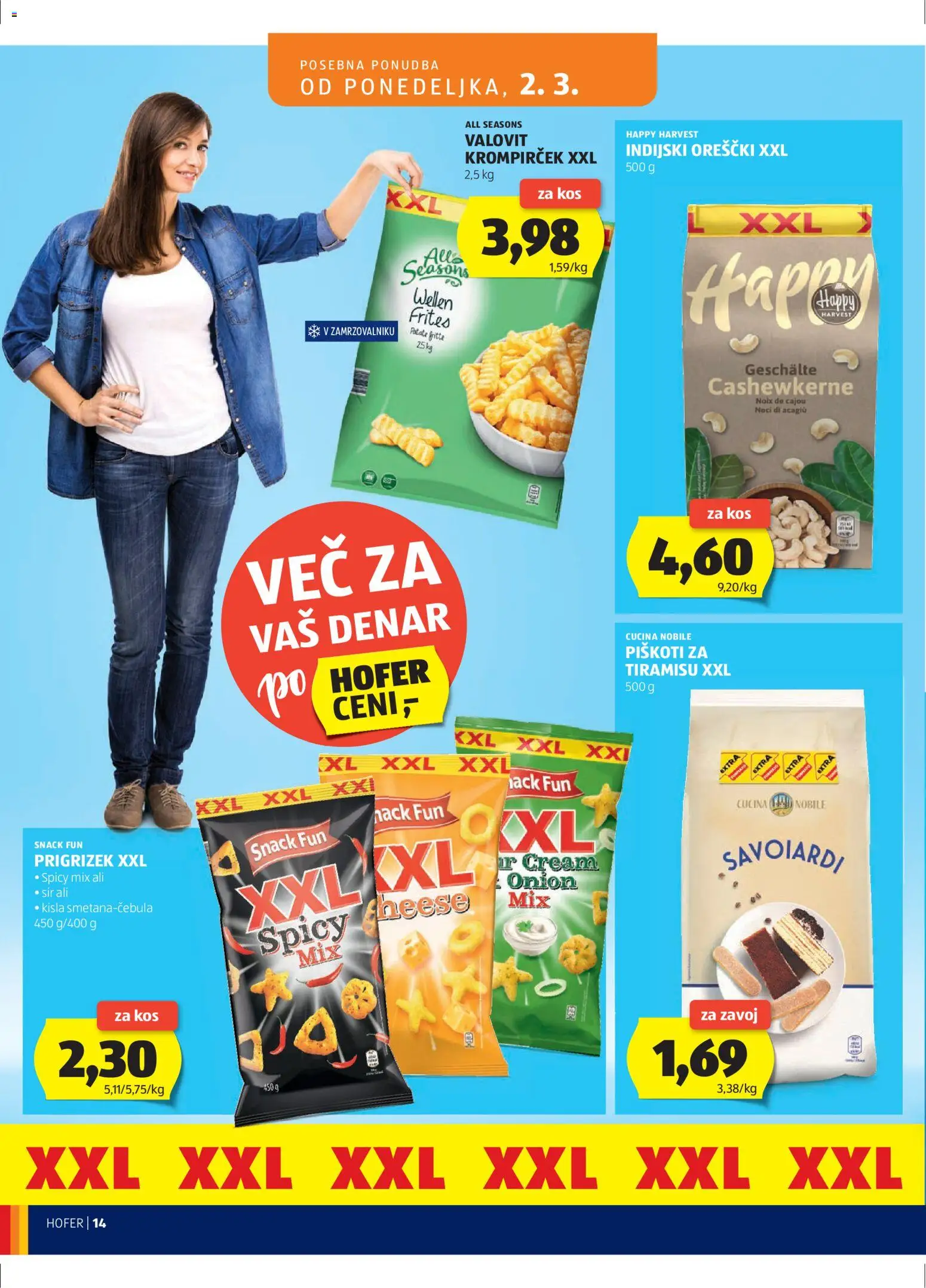 Hofer SI katalog | vrijedi od 25.02.2026 | Stranica: 14 | Proizvodi: Sir