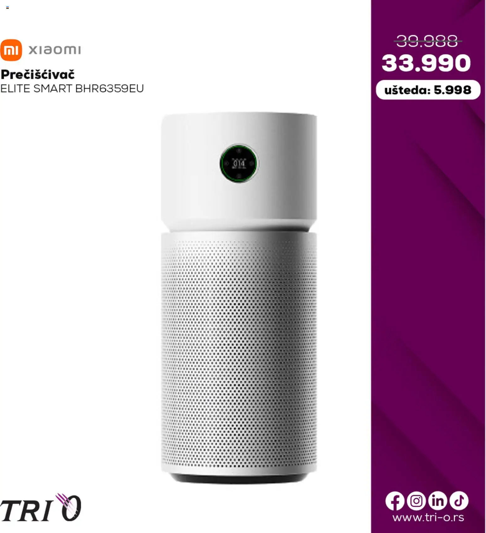 Tri O katalog - važi od 28.10.2025 | Strana: 6 | Proizvode: Xiaomi