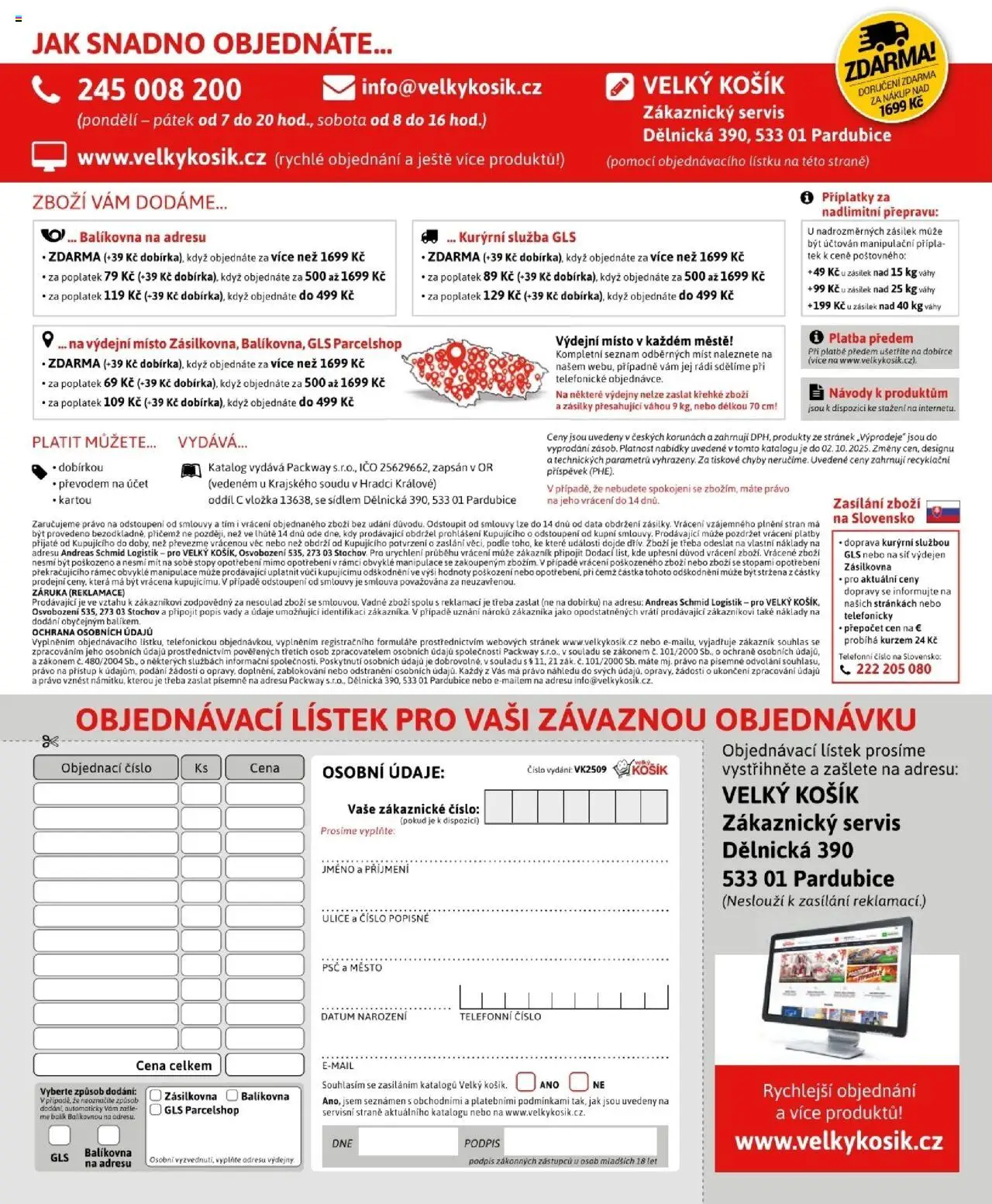 Velký Košík katalog září od 01.09.2025 | Strana: 70 | Produkty: Síť, Košík