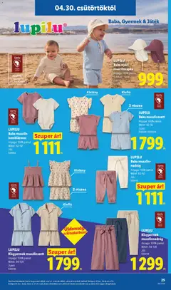 Lidl akciós újság - amely érvényes a következő dátumtól: 30.04.2026 | Oldal: 25