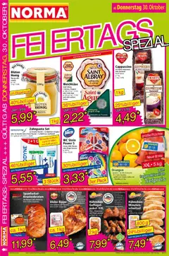 Norma Prospekt 	 ab 27.10.2025 gültig | Seite: 16 | Produkte: Hahnchen, Schnitzel, Zahnpasta, WC Stein