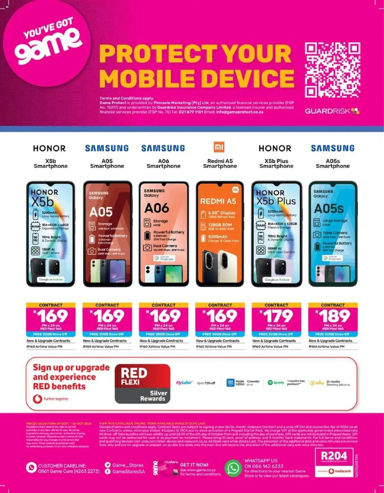 New Game catalogue – valid from 09.09.2025 | Page: 12 | Products: Data, Smartphone, Camera, Battery