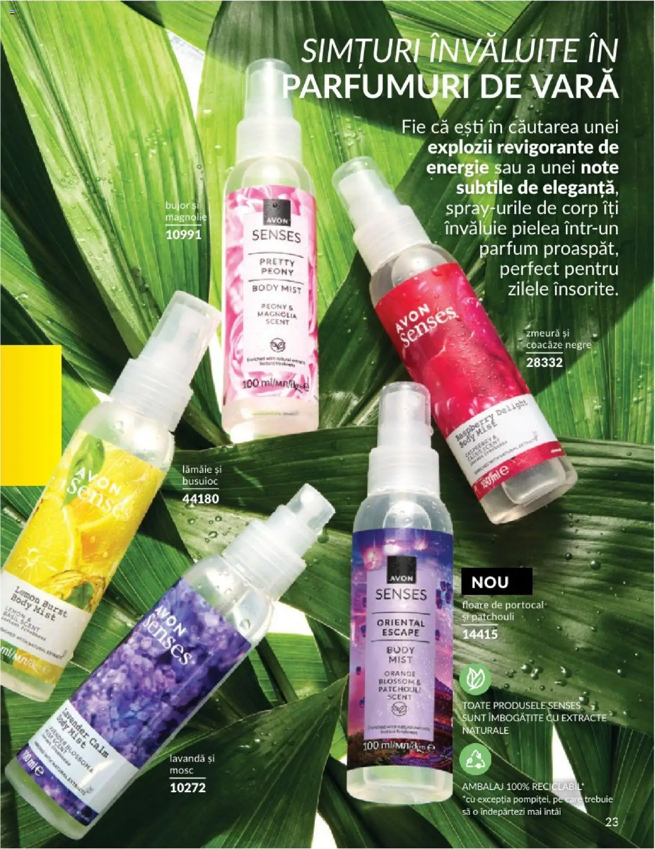 Catalog Avon - 08 2025 – valabil de la 01.08.2025 | Pagină: 23 | Produse: Zmeură, Body, Parfum, Lămâie