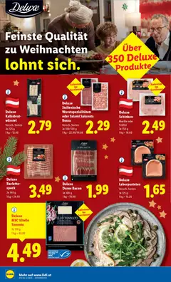 Lidl Flugblatt ab 11.12.2025 gültig | Seite: 10 | Produkte: Salami, Schinken