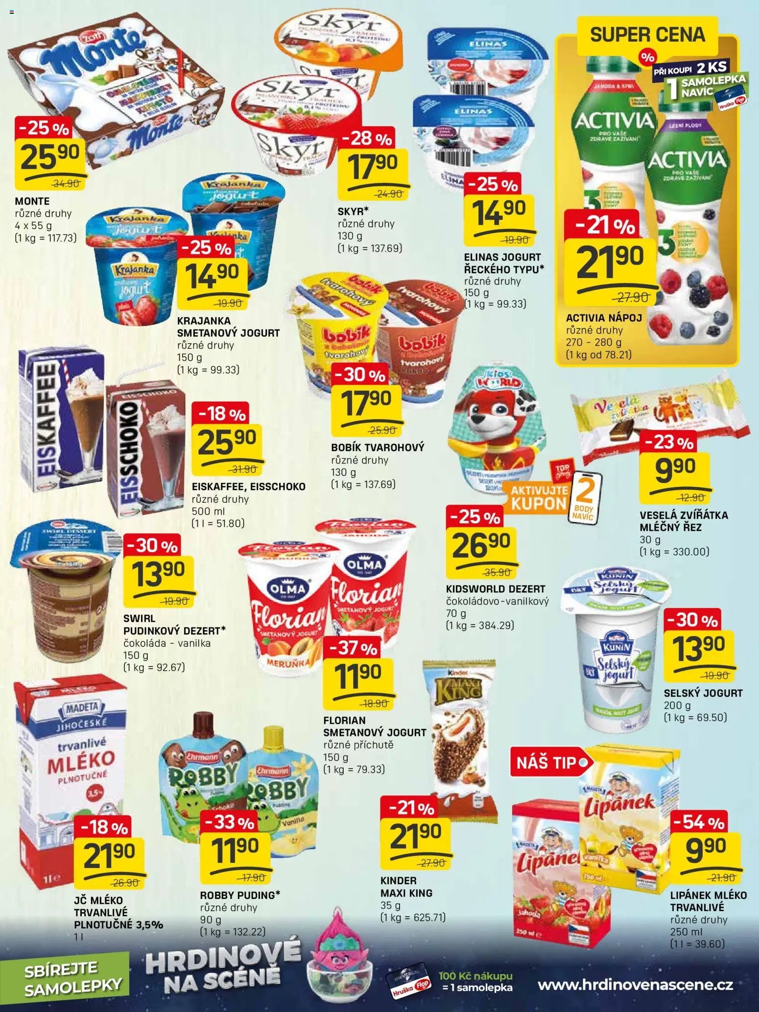 Flop leták - FlopTop od 12.11.2025 | Strana: 5 | Produkty: Lipánek, Mléko, Jogurt, Maxi king