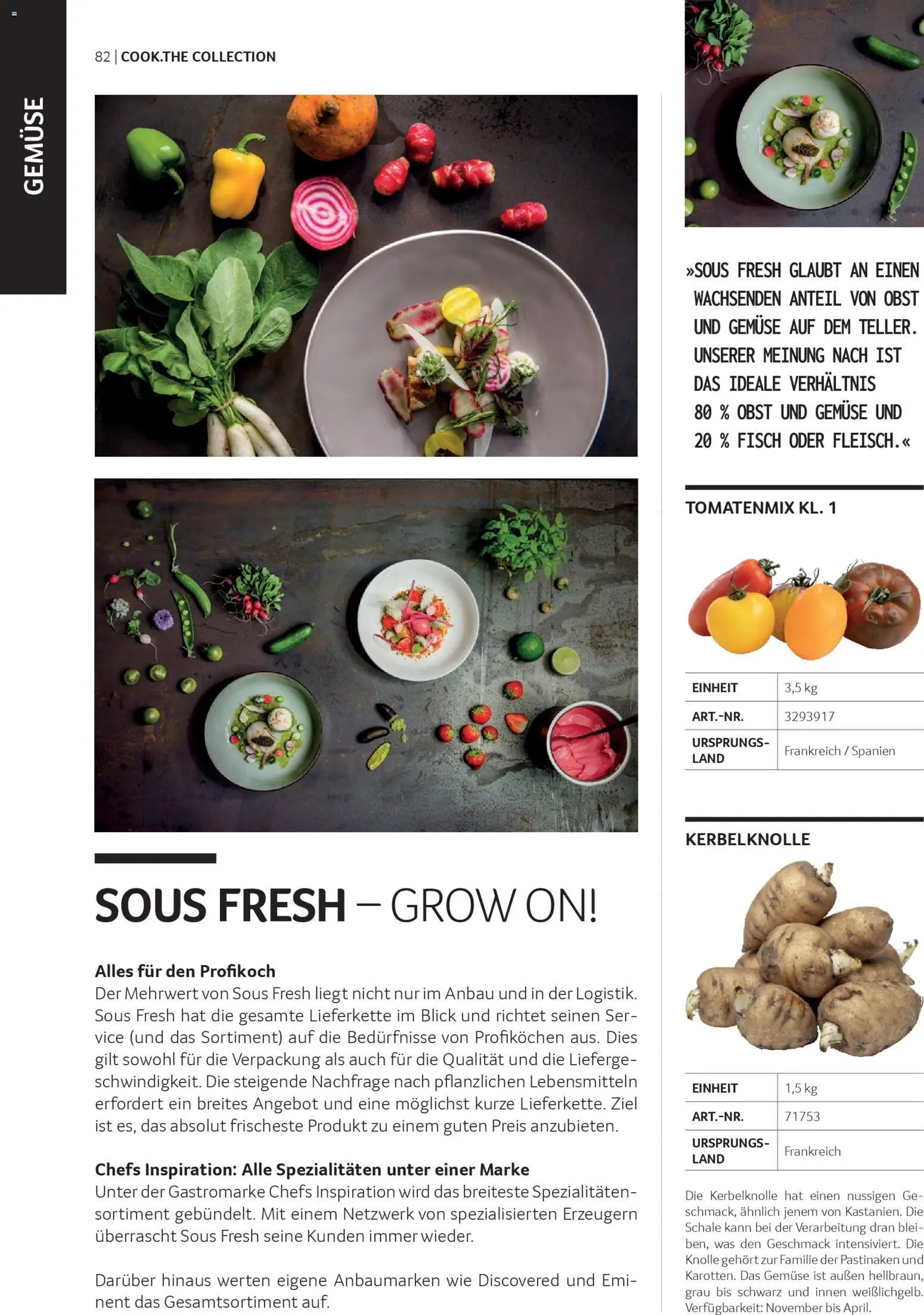 Transgourmet Cook Look-Book gültig ab 08.04.2026 | Seite: 82 | Produkte: Gemüse, Obst, Fisch