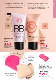 Oriflame leták platný od 04.03.2026 | Strana: 89 | Produkty: Púder, BB krém, Hubka, Krém