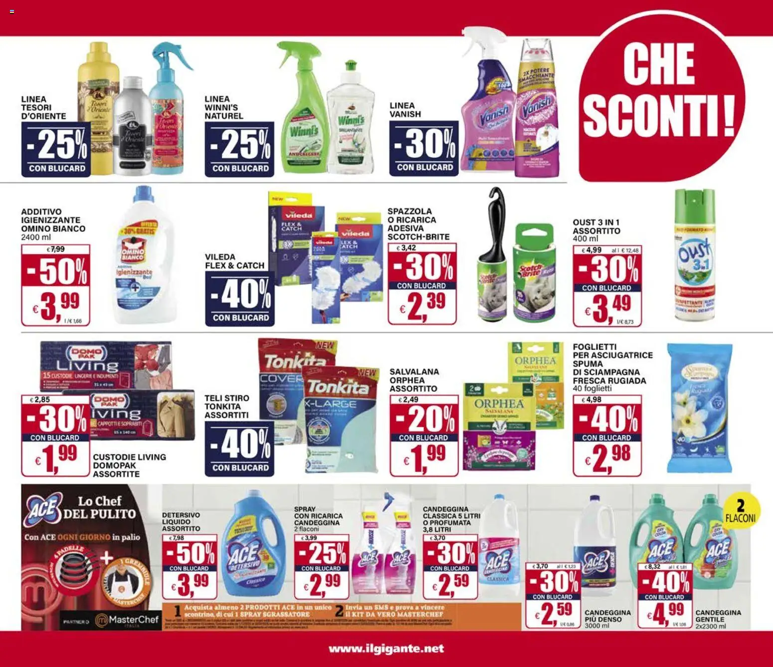 Volantino Il Gigante del 02.01.2026 | Pagina: 27 | Prodotti: Spazzola, Candeggina, Sgrassatore, Asciugatrice