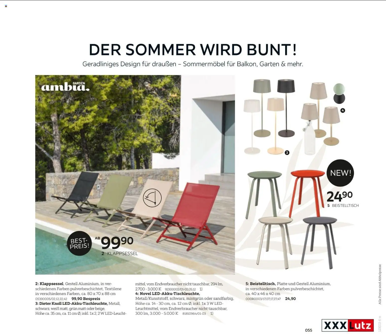 XXXL Lutz My Home Garten – gültig ab 23.02.2026 | Seite: 55 | Produkte: Beistelltisch
