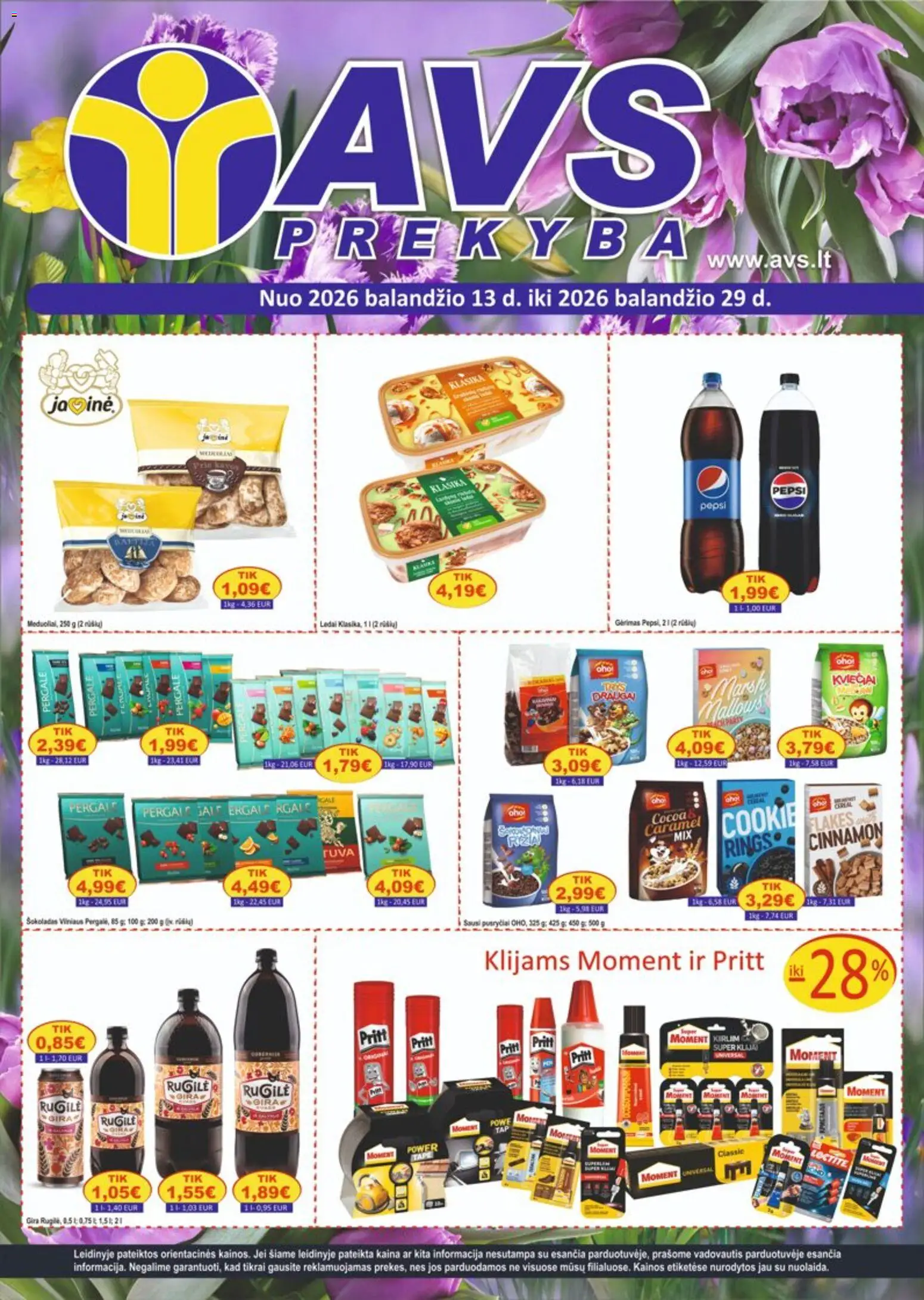 AVS akcijos nuo 13.04.2026 | Puslapis: 1