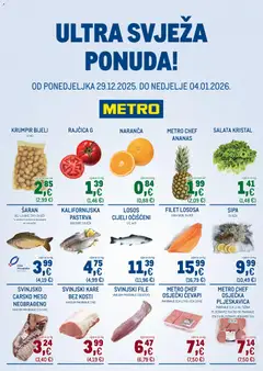 Metro - Ultra svježa ponuda - Pregled kataloga iz trgovine Metro, vrijedi od 29.12.2025