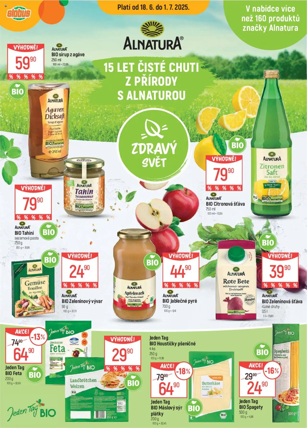 Globus leták od 18.06.2025 | Strana: 20 | Produkty: Globus, Sýr, Apple, Sirup