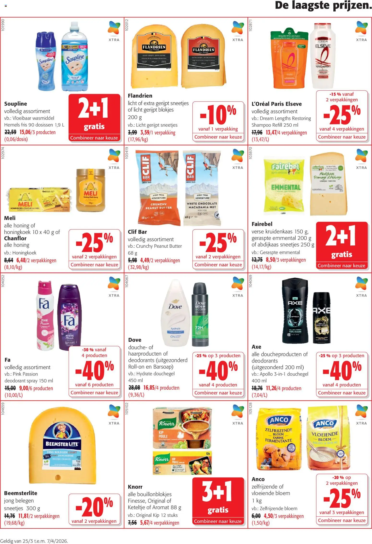 {H1} | Pagina: 18 | Producten: Kip, Douchegel, Deodorant, Wasmiddel