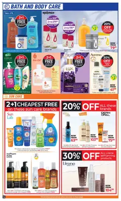 Dis-Chem Specials │ valid from 19.08.2025 | Page: 14 | Products: Tissue oil, Sunscreen, Water, Body wash
